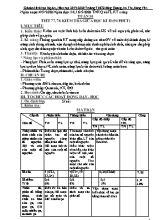 Giáo án Toán Lớp 6 - Tiết 77+78 Kiểm tra giữa học kì II (90 phút) - Năm học 2019-2020 - Trường THCS Hồng Quang